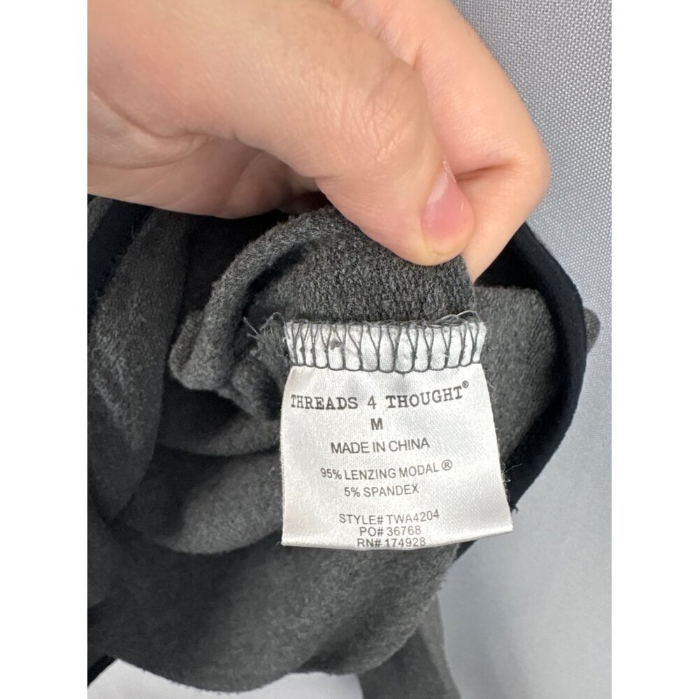 Threads 4 Thought Medium Gray Half-Zip Hoodie - image 6